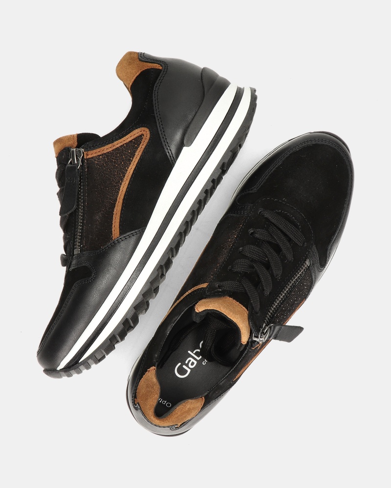Gabor Lage sneakers  - zwart