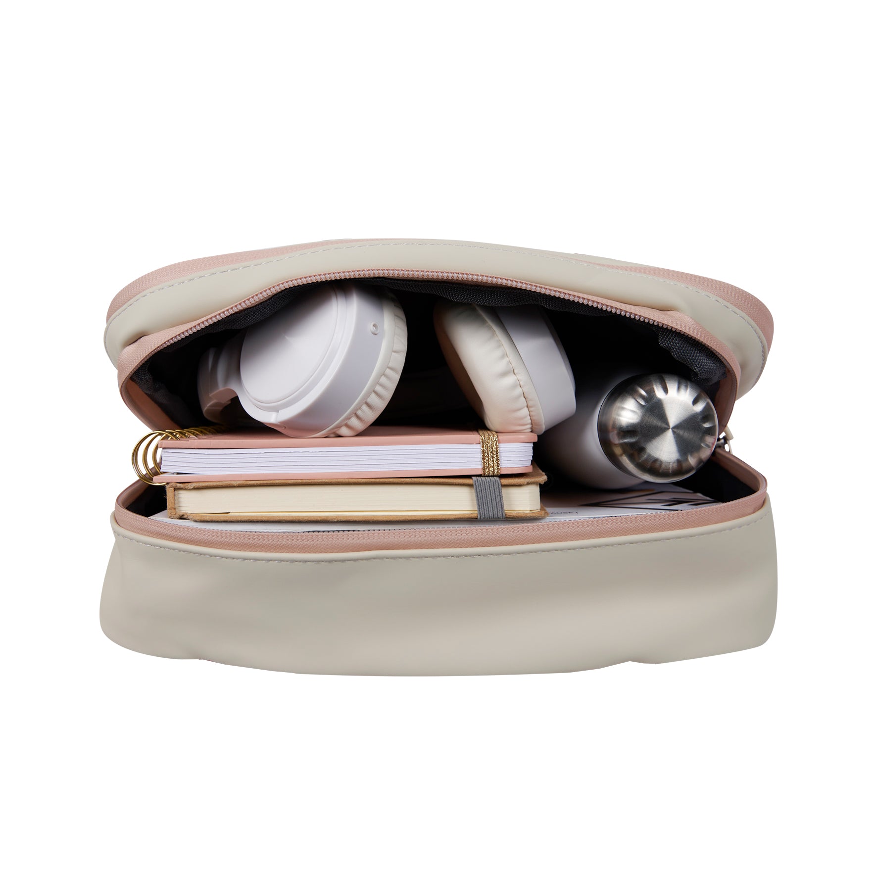 Waterafstotende rugzak 'Milwaukee-Ceres' roze/beige Roze/beige