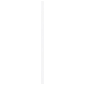 Hoge plint kwartrond wit 1,2 x 7,9