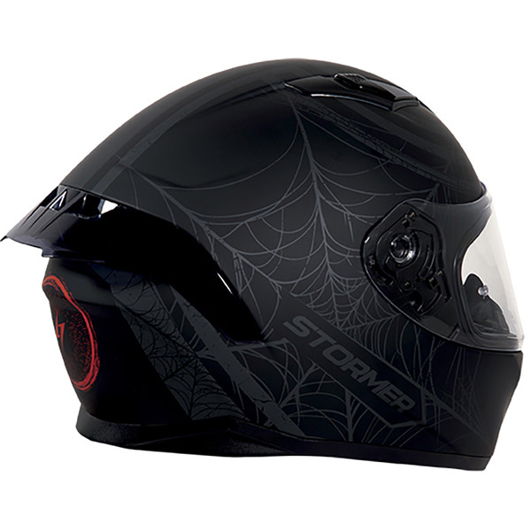 Stormer - Casque ZS 601 Redback Noir Mat / Gris