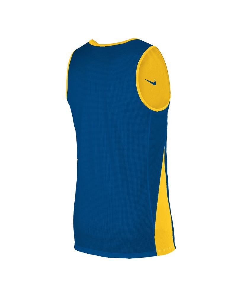 Maillot de basket reversible Nike Team Jaune & Bleu Royal pour enfant