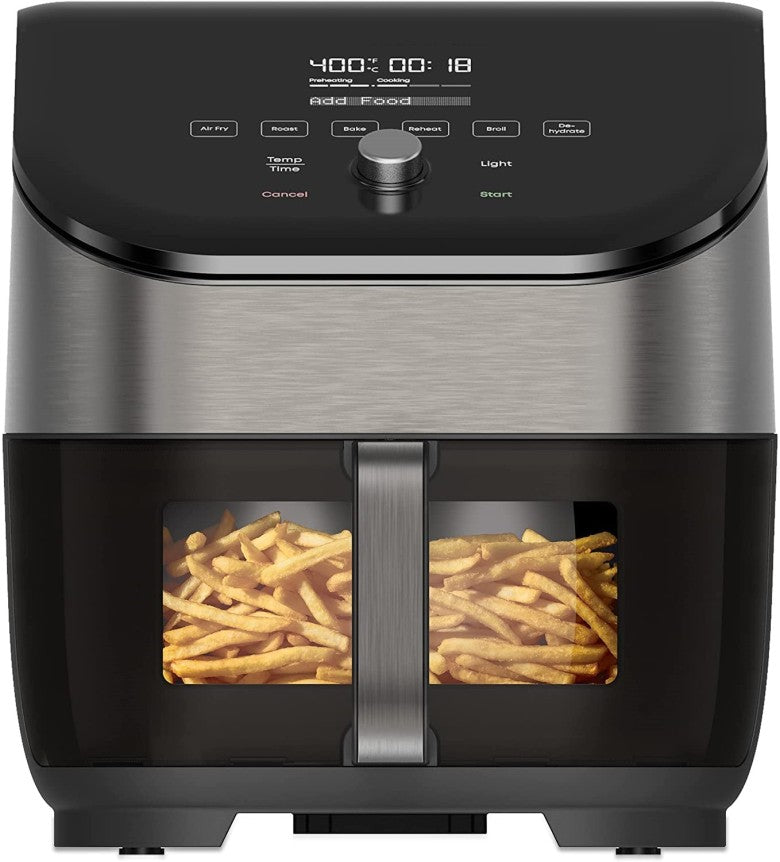 Omni Pro 19 QT/18L Air Fryer Toaster Oven Combo, From the Makers of Pot, 14-in-1 Functions, Fits a 12" Pizza, 6 Slices of Bread, App with Over 100 Recipes
