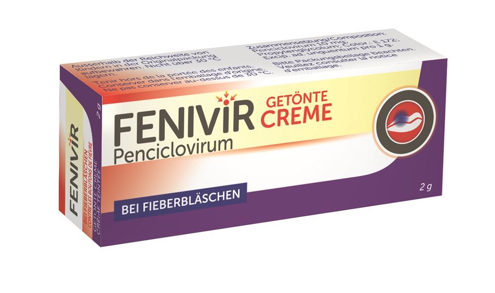 FENIVIR Creme getönt Tb 2 g<br>2 g, Tube, Creme, getönt