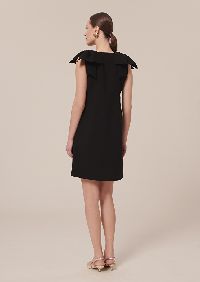 Robe Remarquablenoire en crêpe