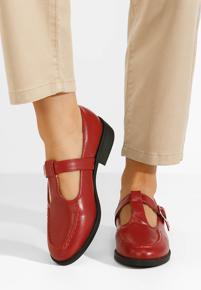 Chaussures casual femme bordeaux Maurisa