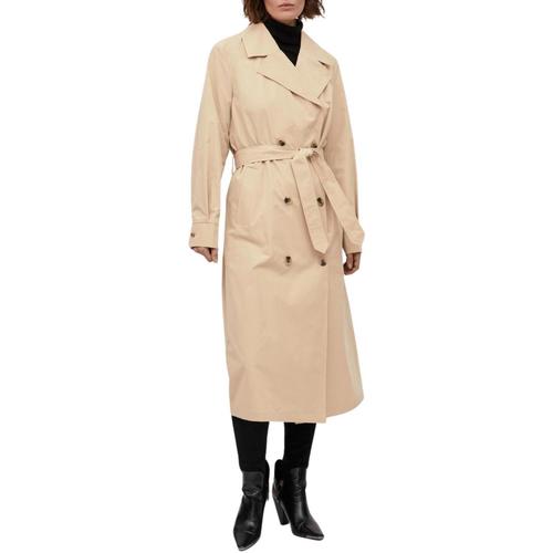Vila - VIMERSIN LONG TRENCHCOAT Beige
