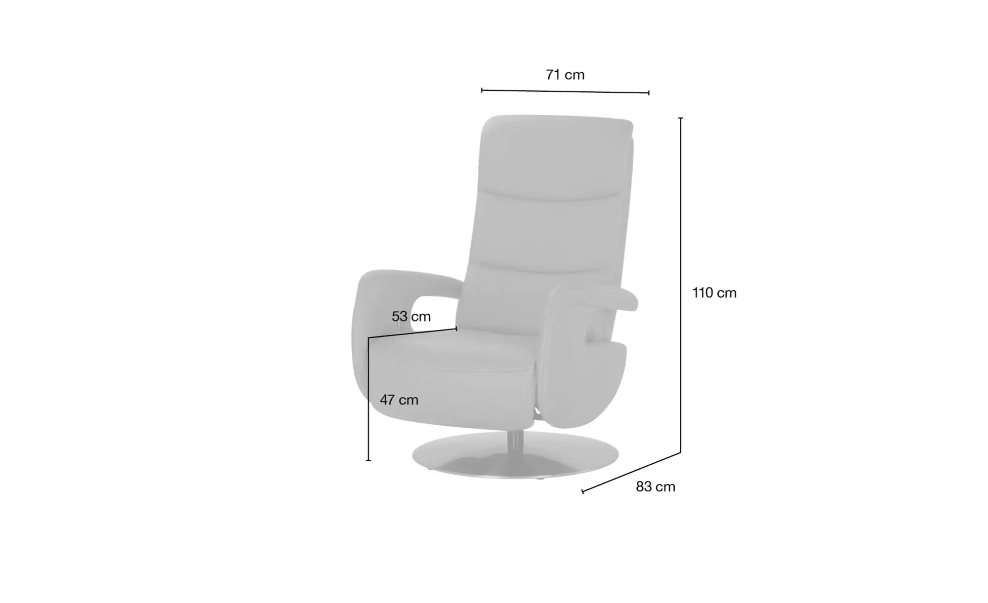 meinSofa Drehsessel Franzi