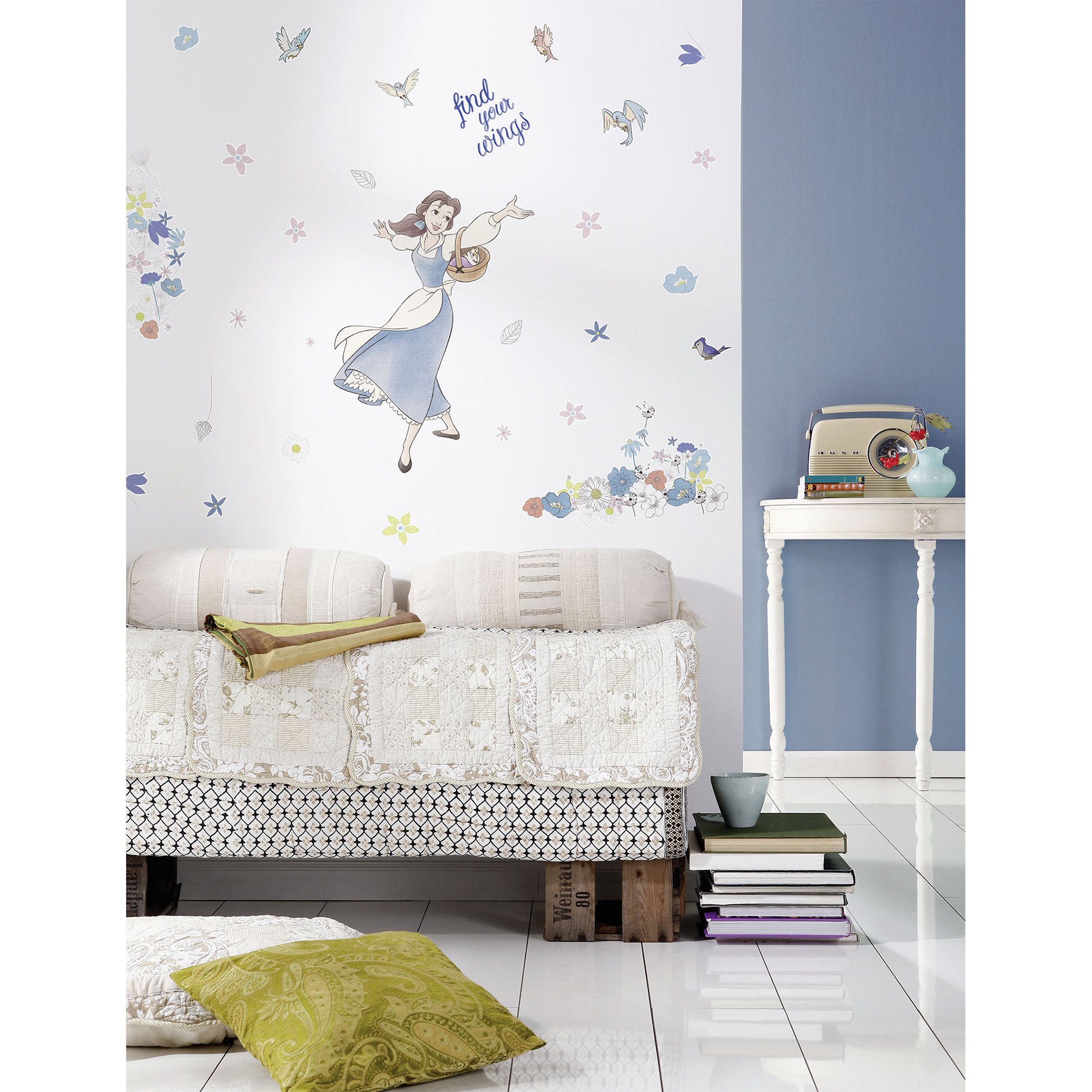 Wandtattoo BELLE FIND YOUR WINGS - 50x70 cm