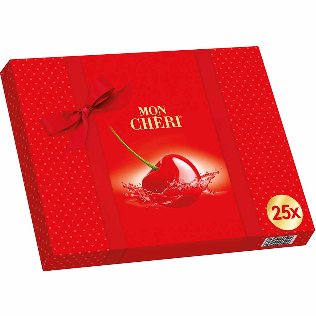 Ferrero Mon Chéri Geschenkverpackung 25er 262g MHD:22.4.25