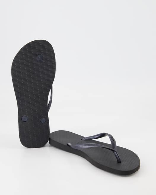 Havaianas Slim Zehentrenner in Schwarz