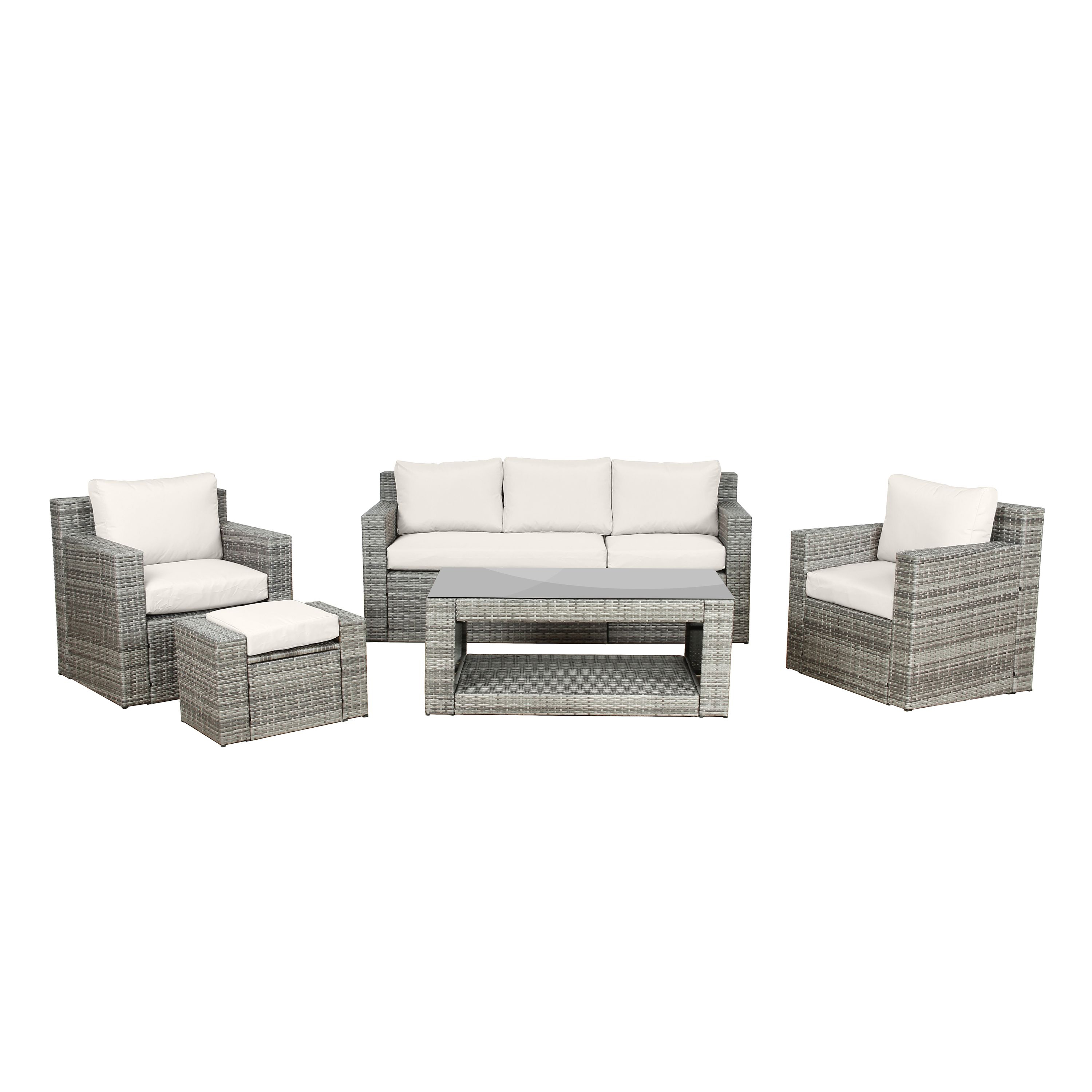 Kissenbezüge Rattanlounge Manila beige