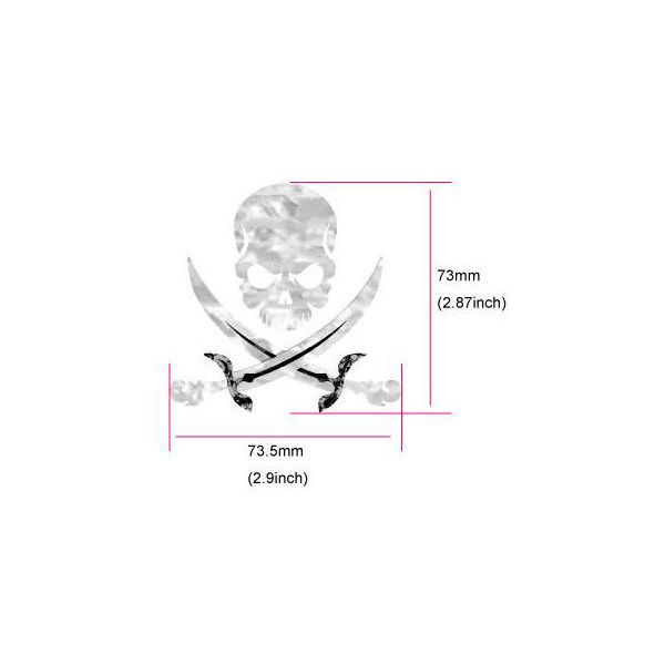 Jockomo Pirate Skull Sticker