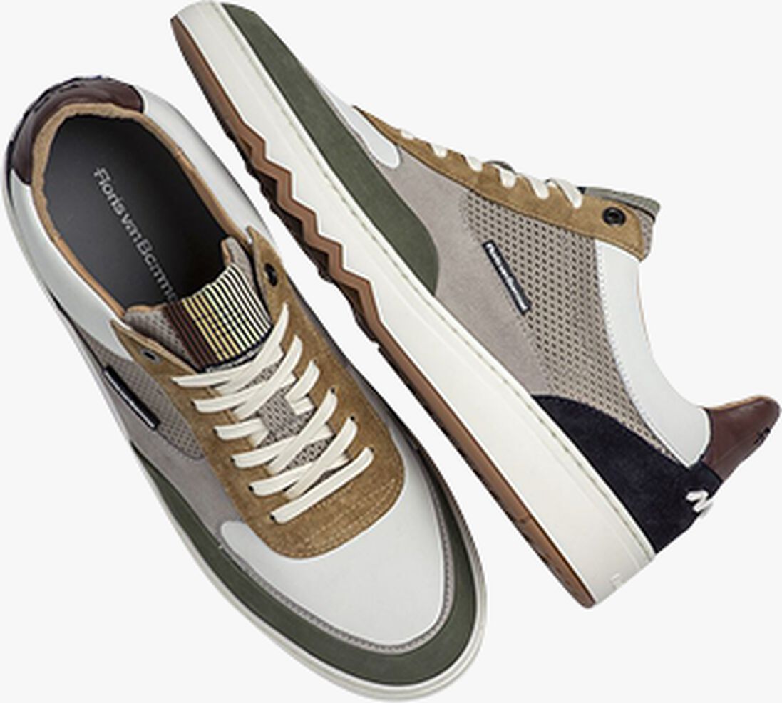 FLORIS VAN BOMMEL groene floris van bommel lage sneakers sfm-10143