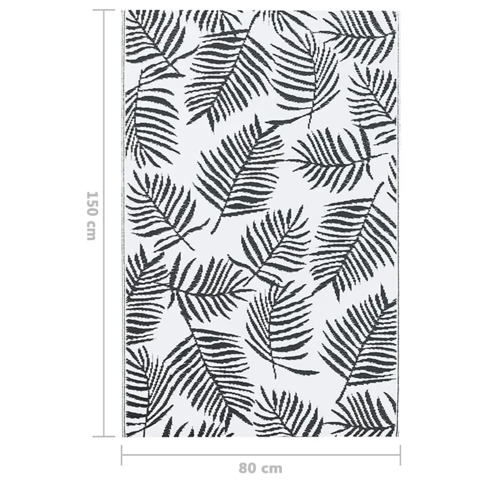 vidaXL - Tuinkleed - Wit - Polyetheen - 80 x 150 cm