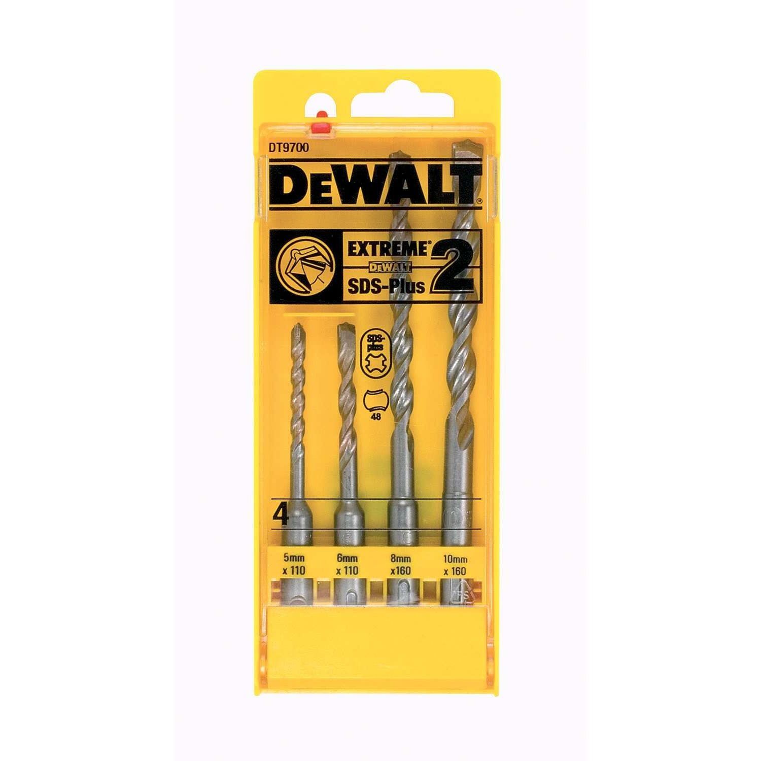 DeWALT DT9700 Borenset SDS-Plus EXTREME 2™ 4-delig