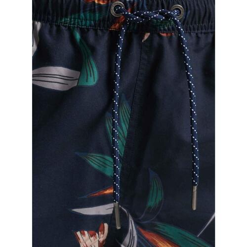 Superdry - VINTAGE HAWAIIAN SWIMSHORT Azul