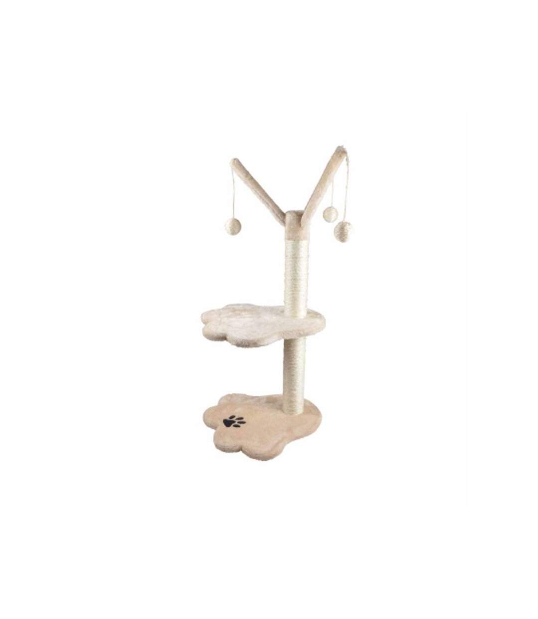 Paris Prix - Arbre à Chat Avec Jouets 1 Plateforme 82cm Ecru