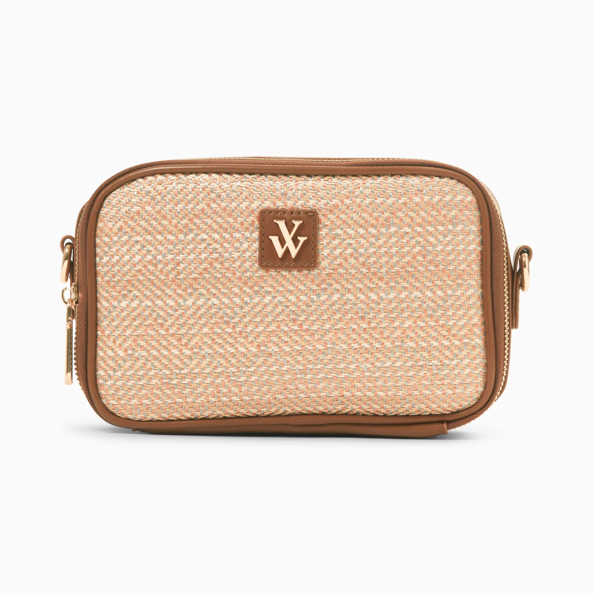 Sacs-Sacoche Eryn marron à mini pochette