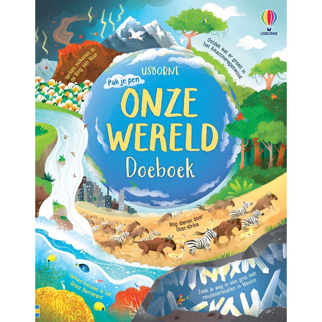 Uitgeverij usborne doeboek onze wereld