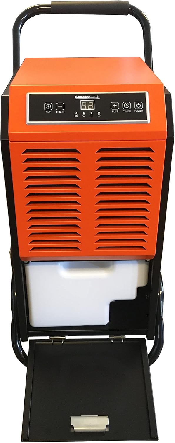 Comedes Bautrockner Luftentfeuchter ITR 70 (max.70 Liter / 24h) Geeignet für Räume und Keller bis 150m² / 345m³