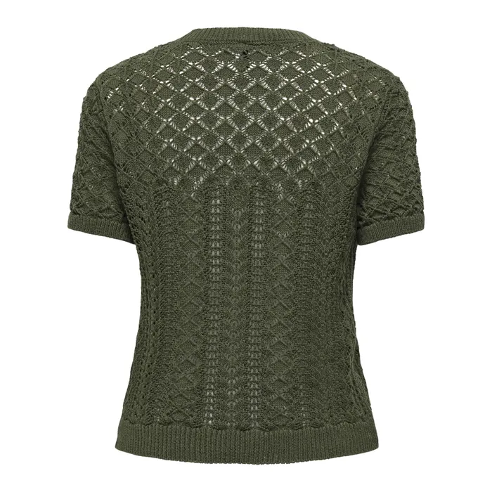 Only Saga Life Knitted Crew Shirt Dames