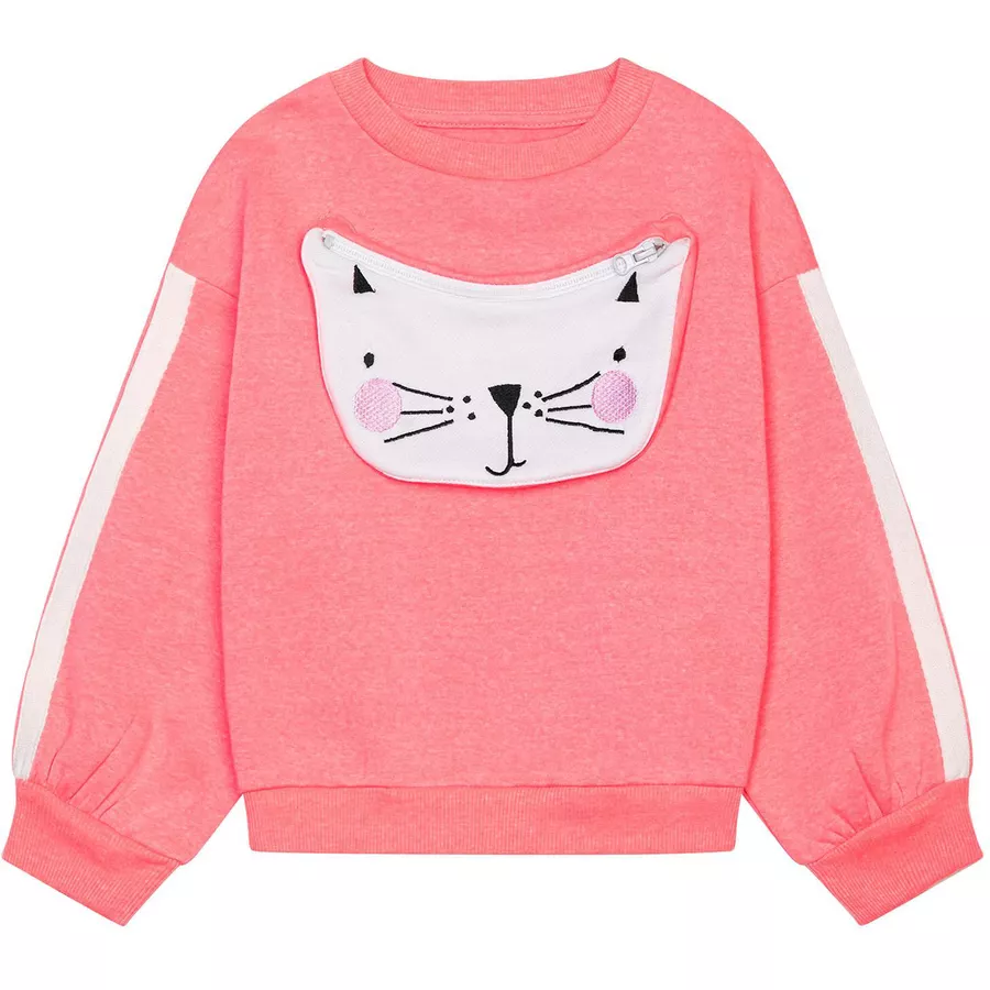 MINOTI Sweatshirt RosaCremeweiß