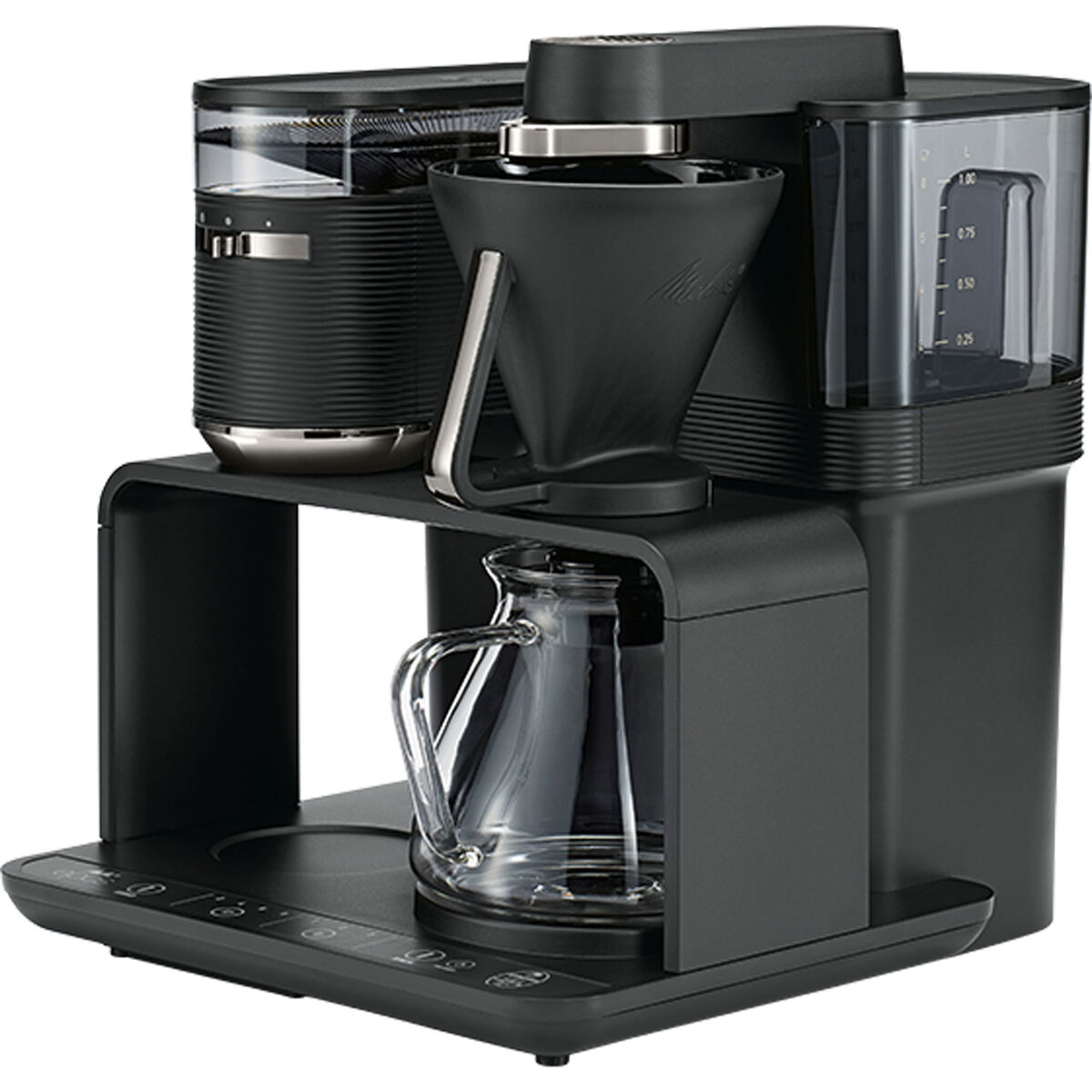 Melitta Epos kaffetrakter, svart/krom