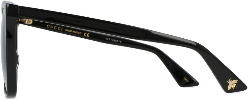 Gucci GG0022S 001 Zonnebril Dames Zwart