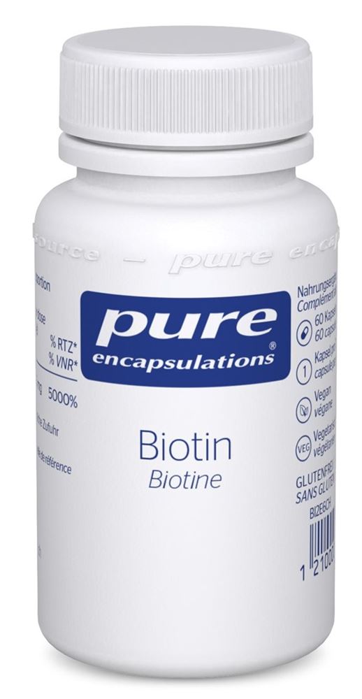 PURE Biotin Kaps Fl 60 Stk