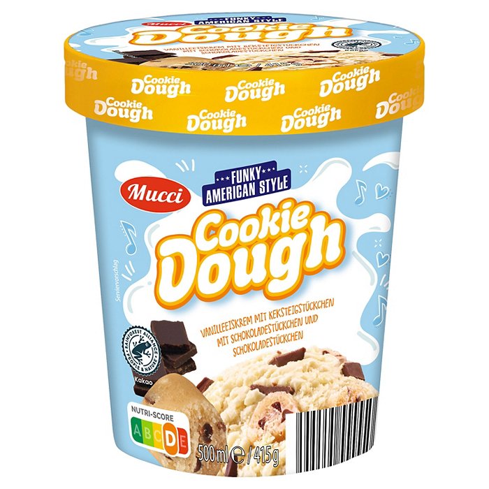 MUCCI Funky American 415 g, Cookie Dough