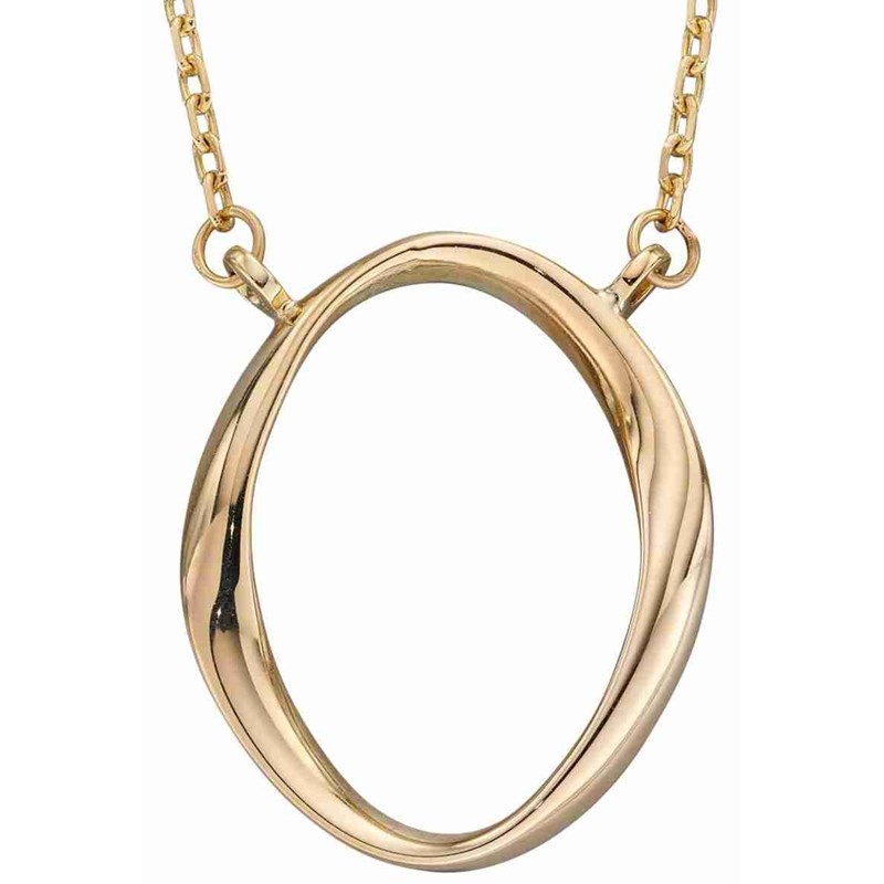 Collier torsadé sur or 375/1000
