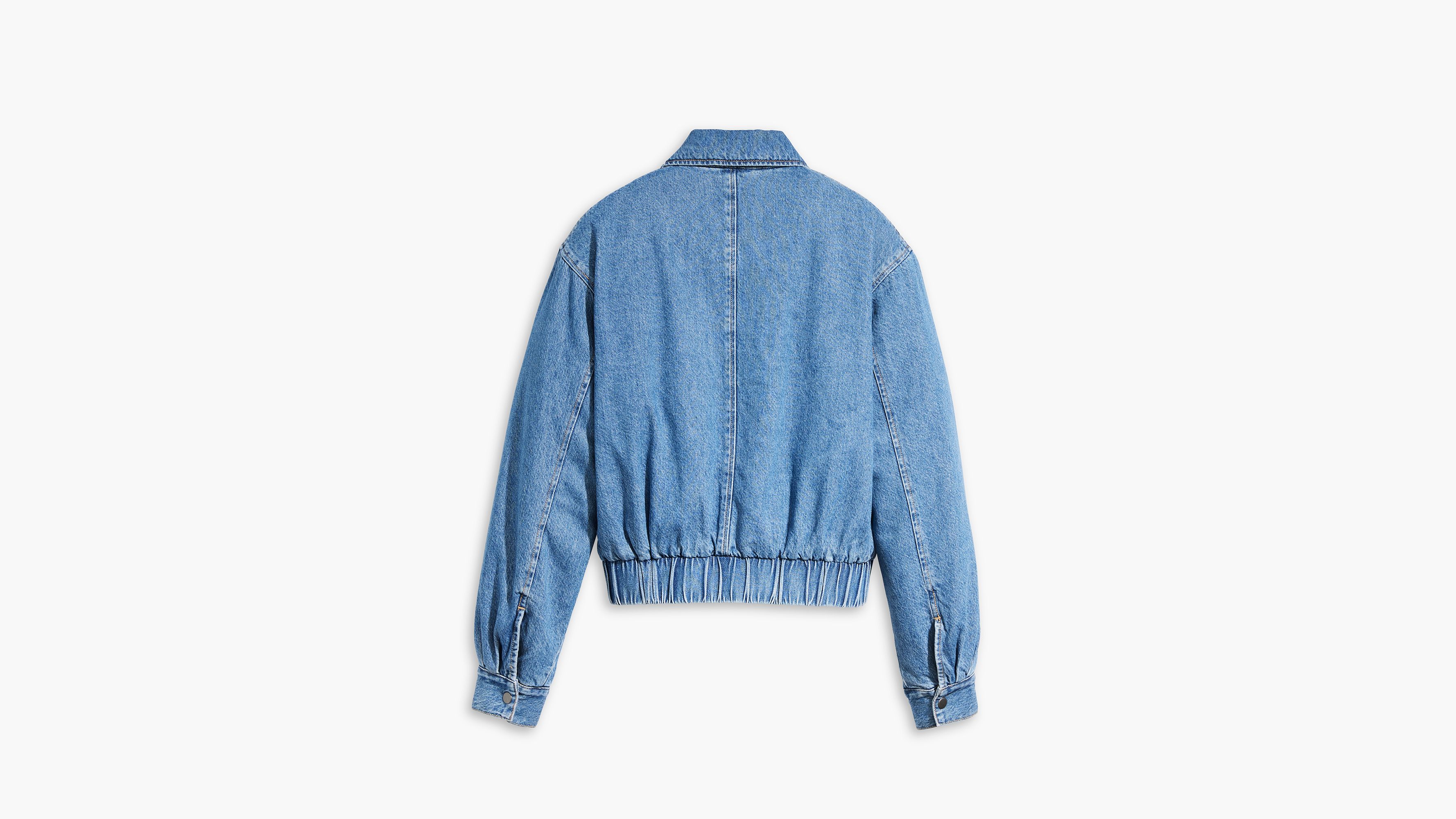 Blouson Ingrid Shrunken - Cause And Effect - Bleu