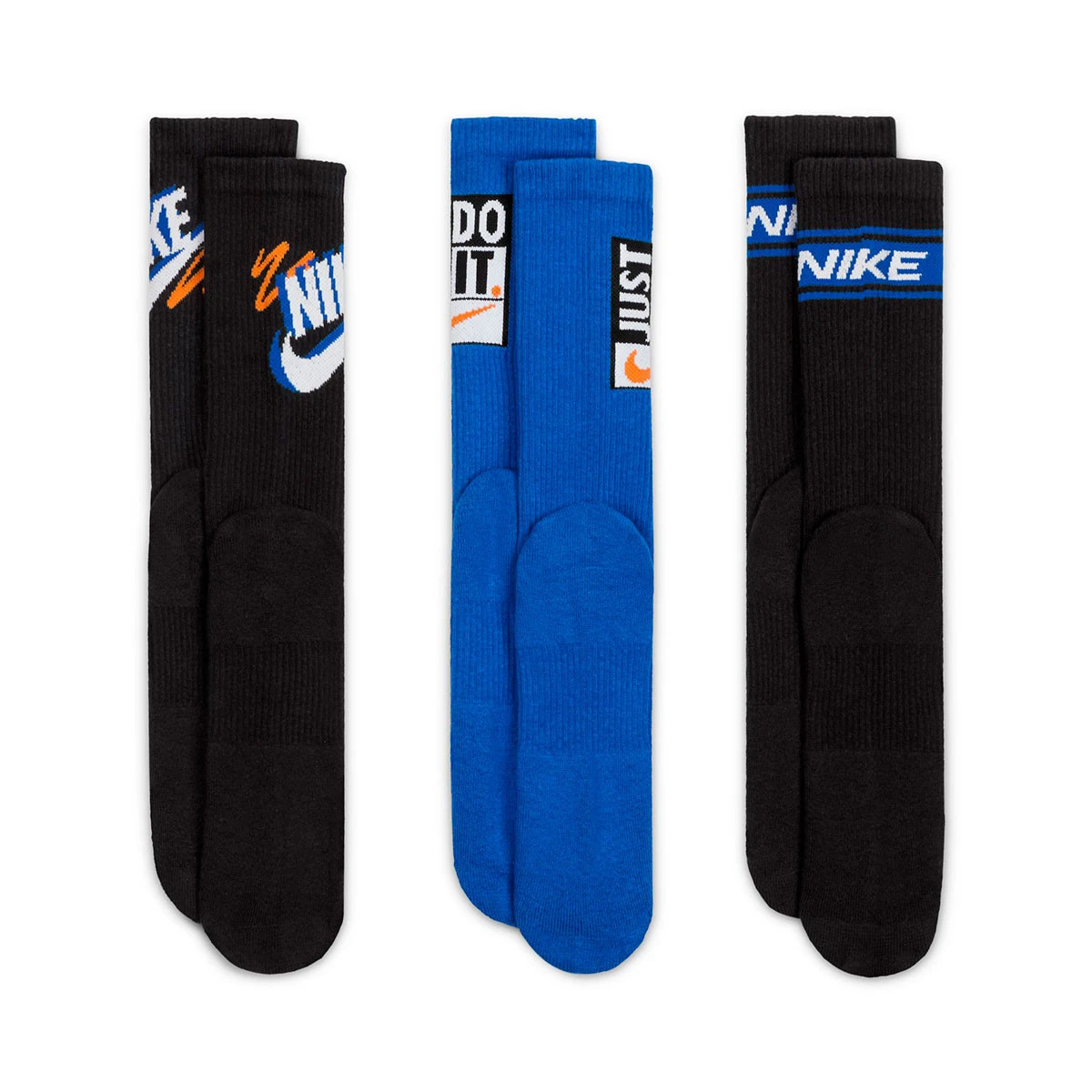 Meias Nike Everyday Plus Crew (3 pares)