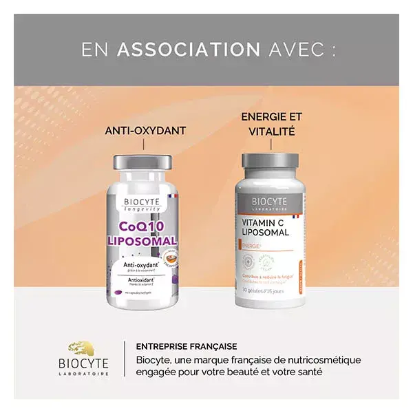 Biocyte PQQ FORTE Boost para Fadiga Física e Mental 30 cápsulas