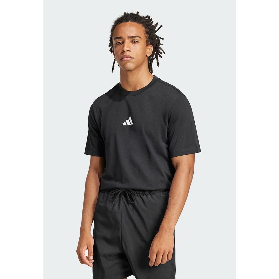 Adidas Essentials Small Logo Single Jersey Tee