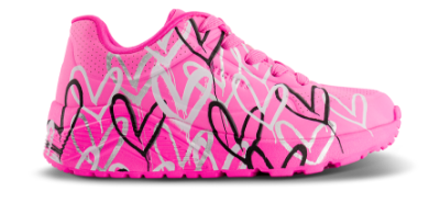 Skechers Uno Lite Spread the Love Sneaker Pink 314067L