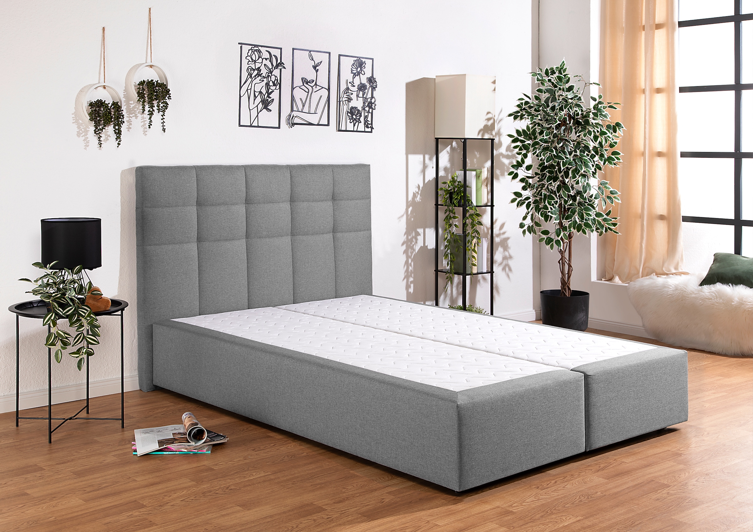 INOSIGN Boxbett »Ovalo« wahlweise mit Bettkasten, in H2, H3 & H4 erhältilich
