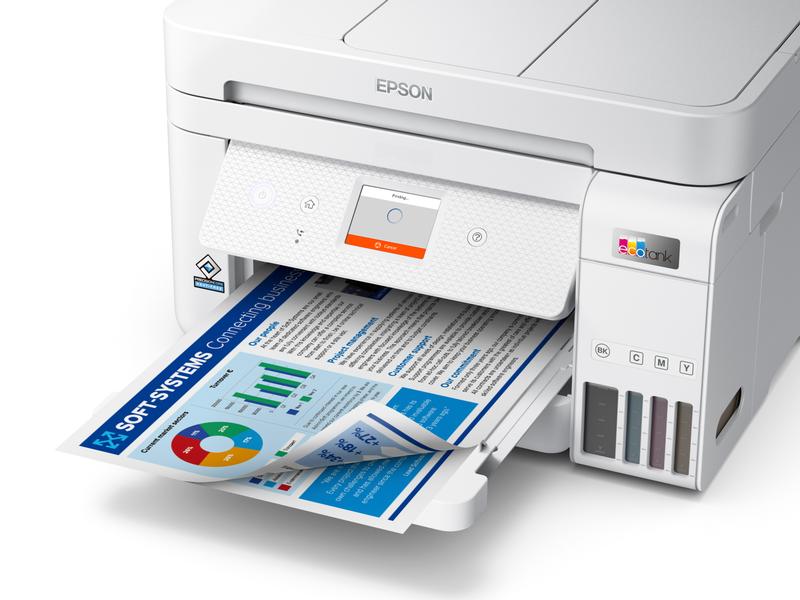 Epson Multifunktionsdrucker EcoTank ET-4856 4-in-1-Multifunktions-Tintenstrahldrucker mit Ecotank-System