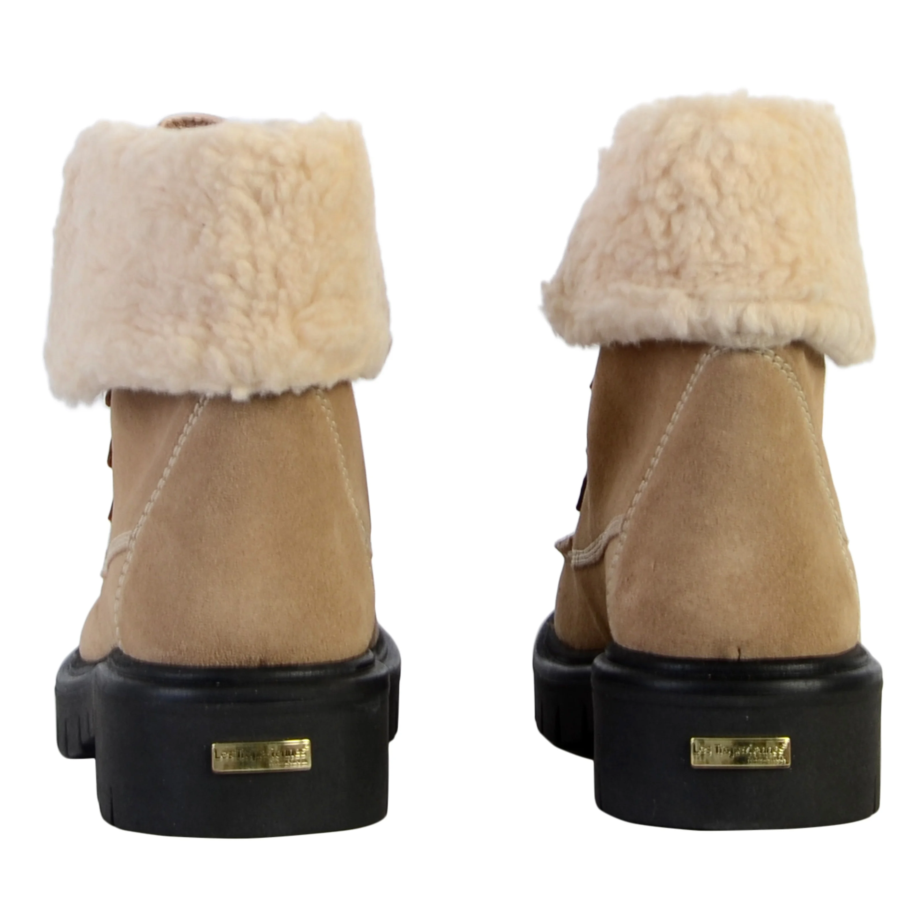 Bottines en cuir Ziverno | Beige