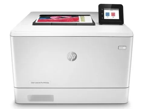 HP Color LaserJet Pro M454dw - Printer - farve - Duplex - laser - A4/Legal - 38.400 x 600 dpi - op til 27 spm (mono) / op til 27 spm (farve) - kapacitet: 300 ark - USB 2.0, Gigabit LAN, Wi-Fi(n), USB vært