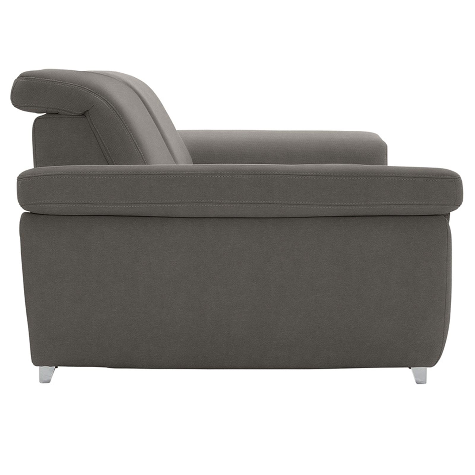 polsterpower 3-Sitzer Boxspringsofa - Belle grey - Basismodell
