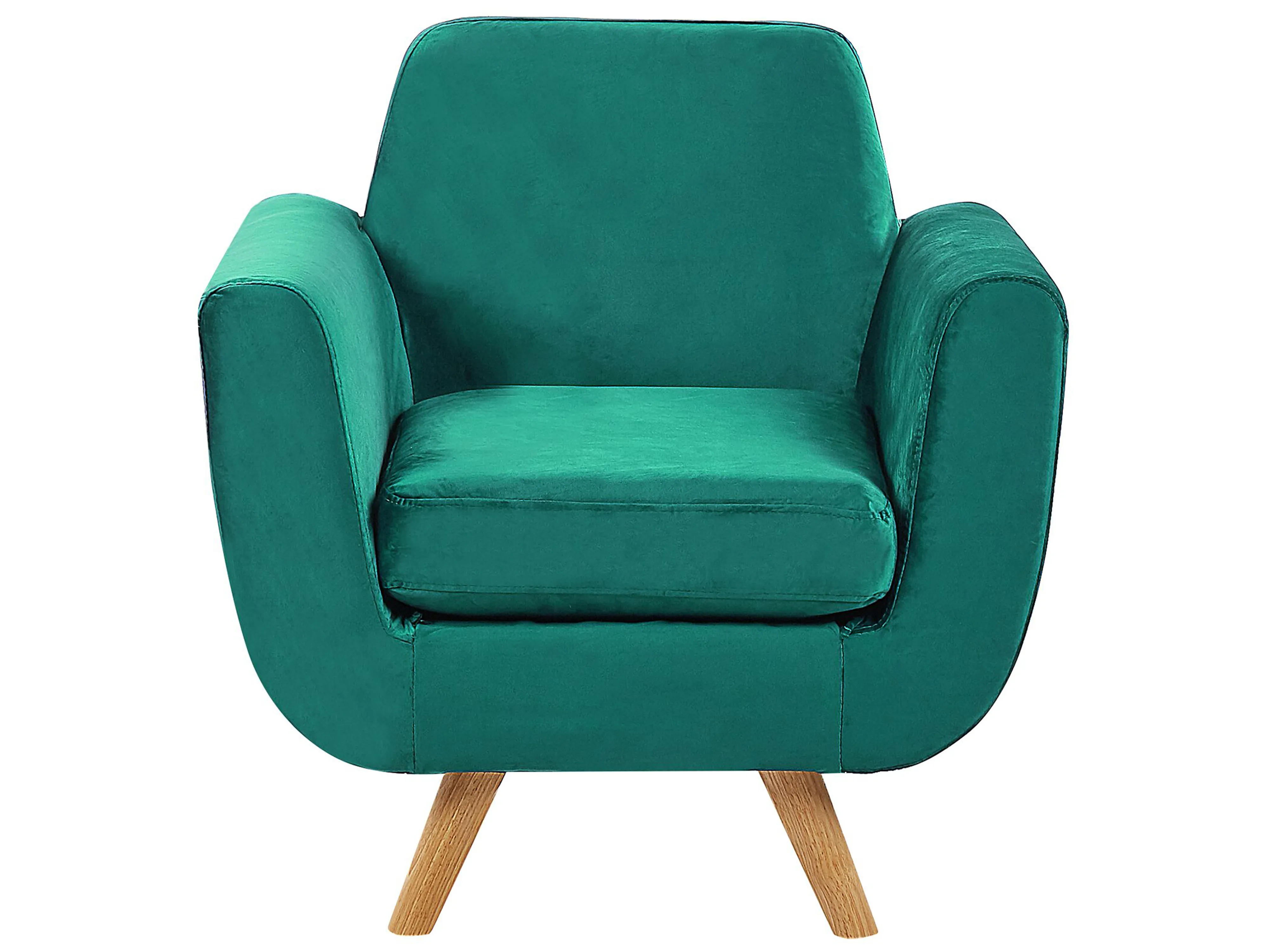 Hoes voor fauteuil BERNES Fluweel Groen