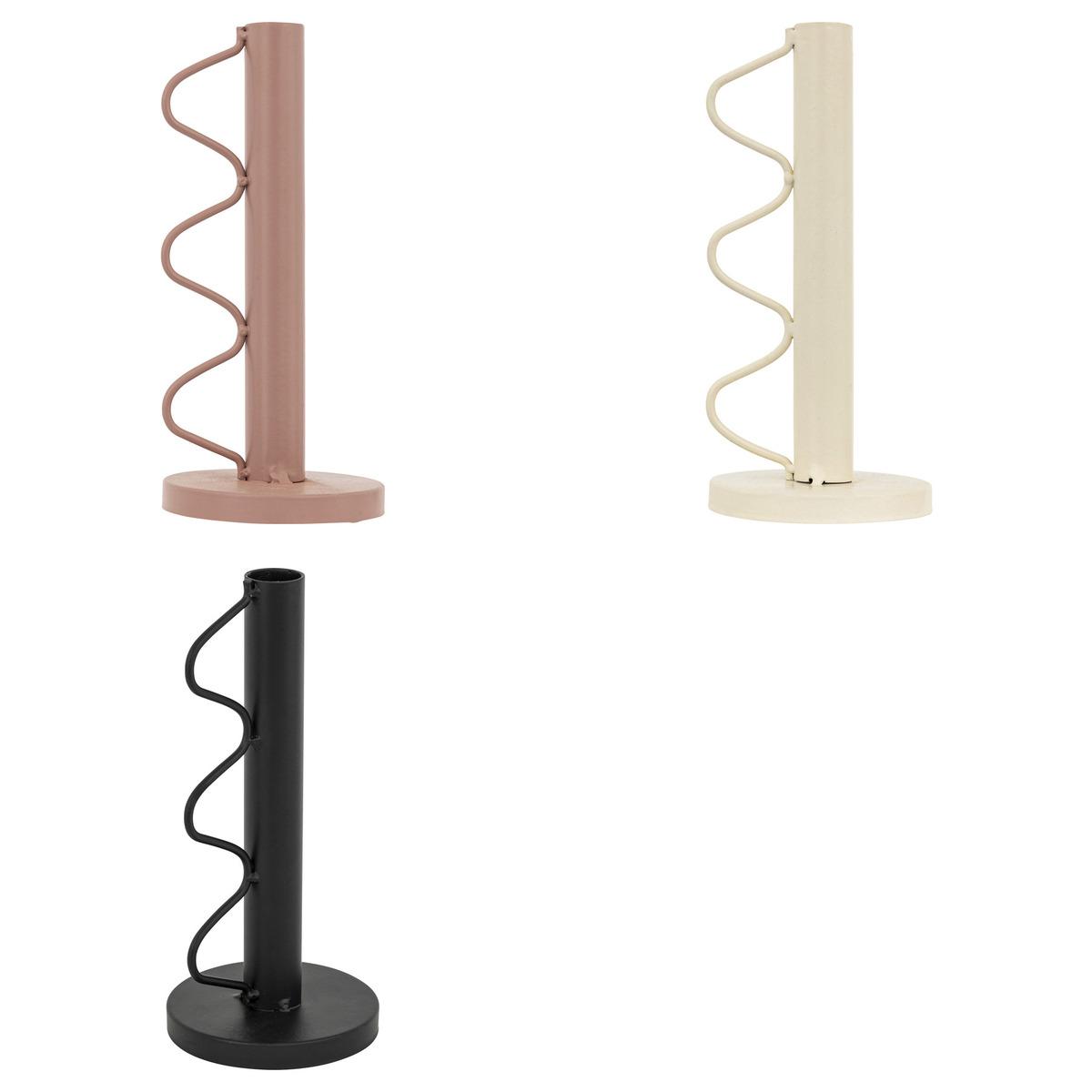 BOUGEOIR BLY METAL H.20CM