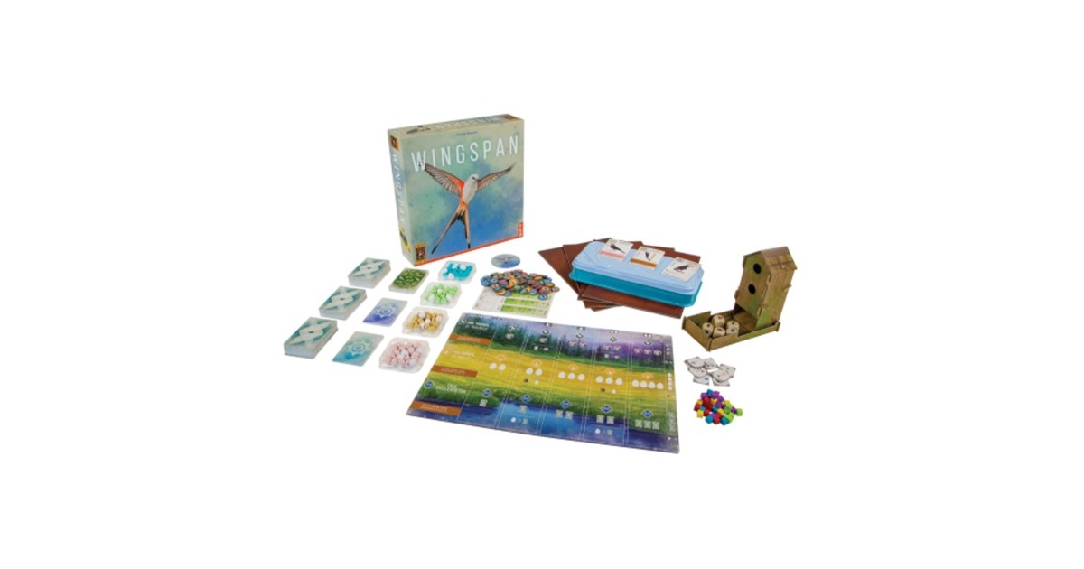 999 GamesWingspan Bordspel  (Nederlands, 1 - 5 spelers, 40 - 70 minuten, Vanaf 10 jaar)