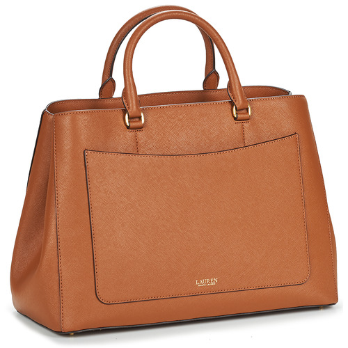 Lauren Ralph Lauren - HANNA 37-SATCHEL-LARGE Cognac