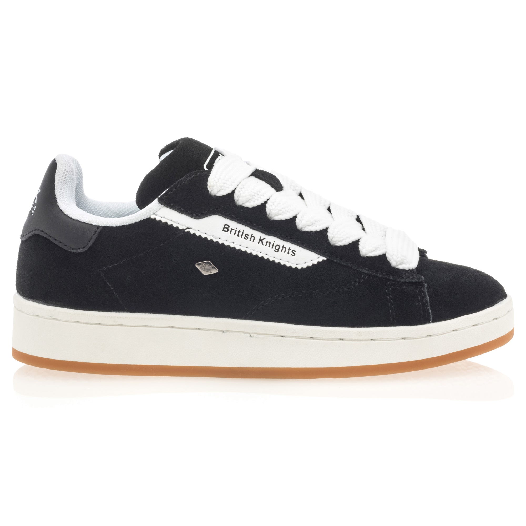 Baskets basses Femme en cuir noir