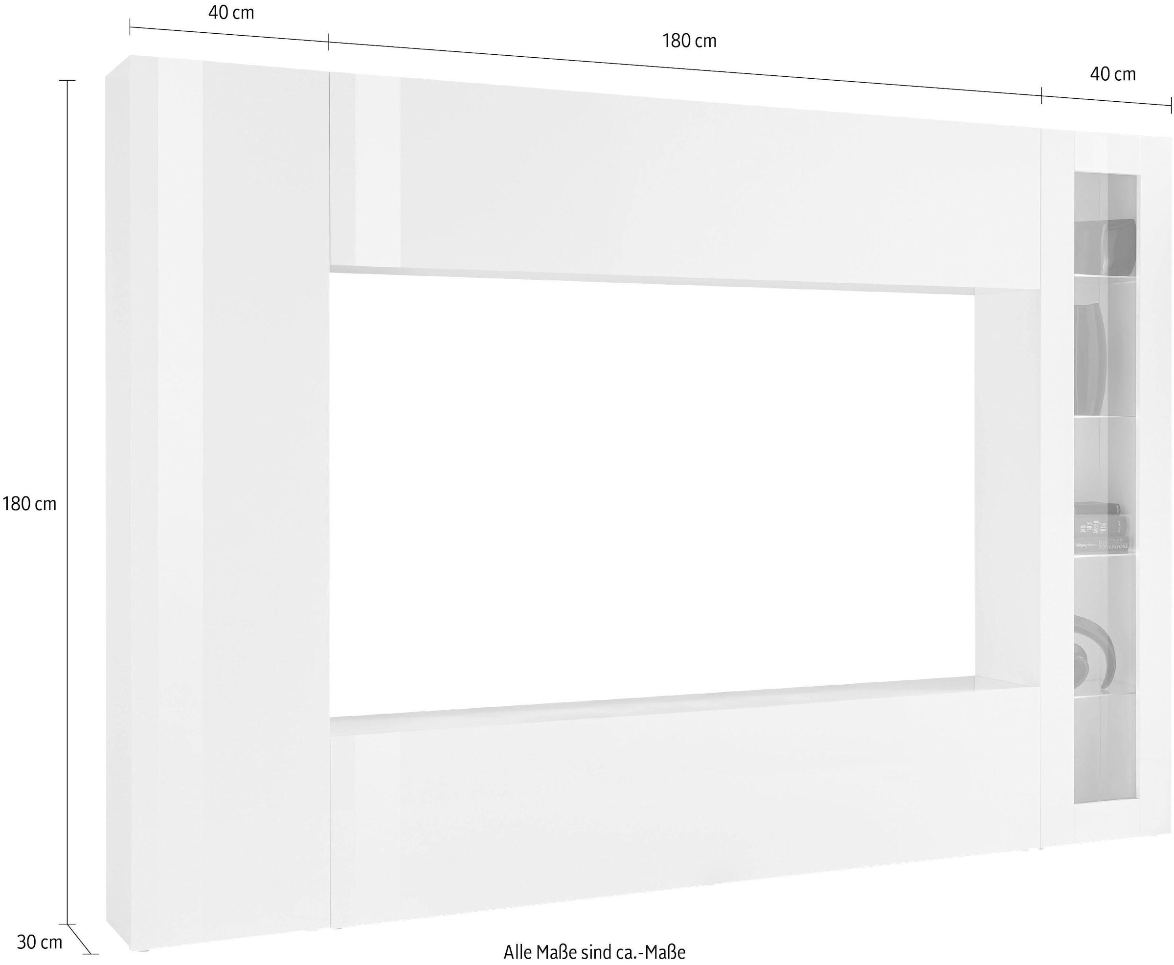 INOSIGN Wohnwand »Maruska« Set, 4 Stk. tlg.