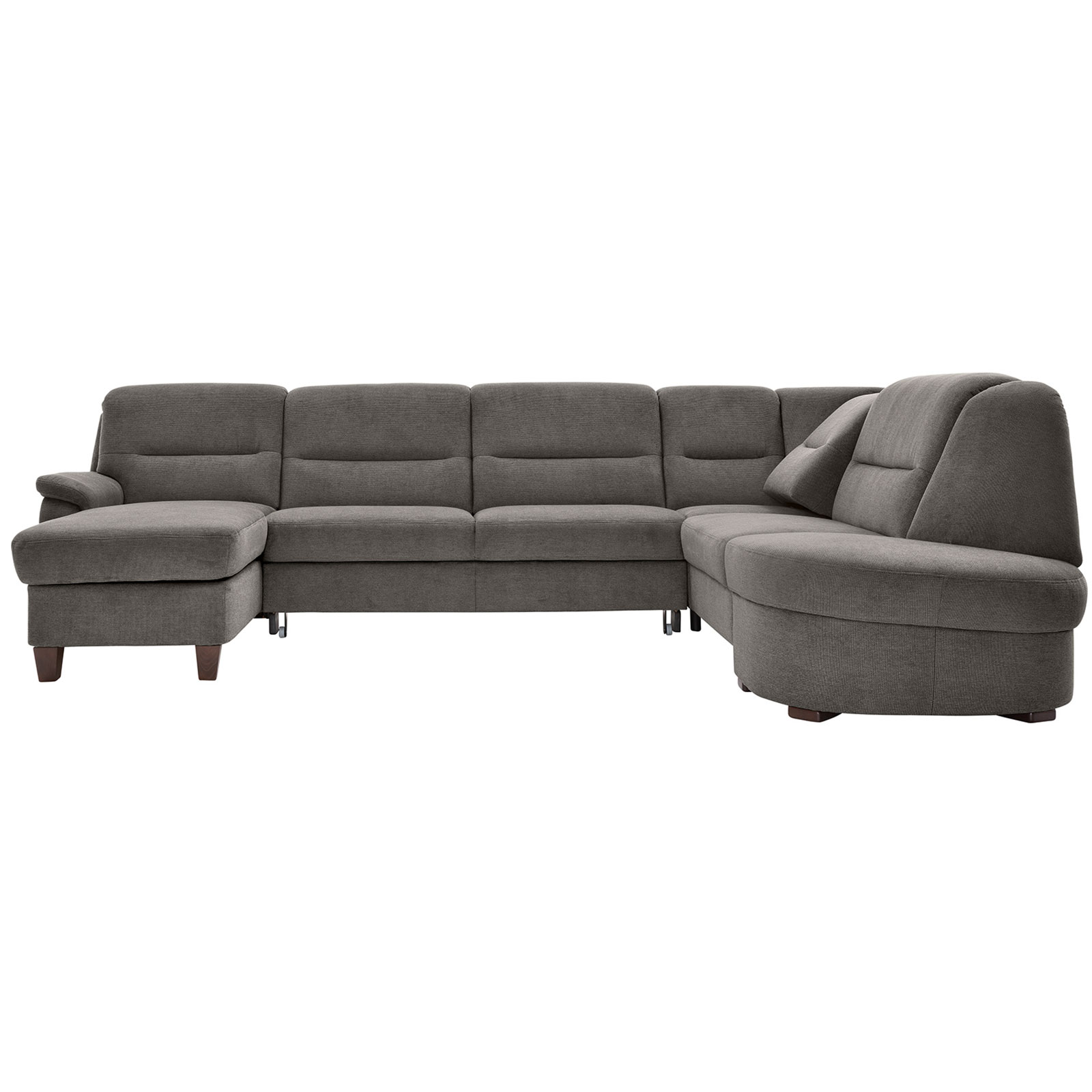 polsterpower Wohnlandschaft - Belle grey - Basismodell - links