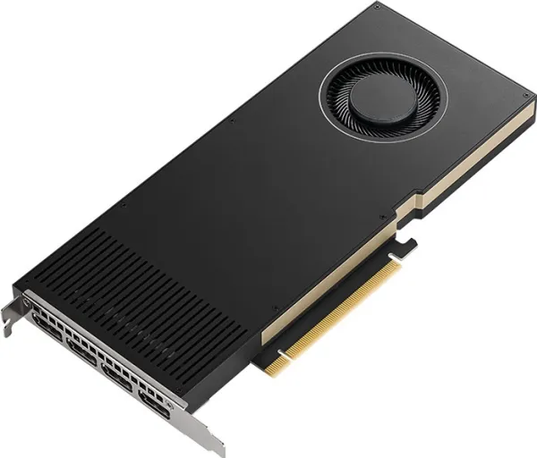 NVIDIA RTX A4000 - grafikkort - RTX A4000 - 16 GB GDDR6 - PCIe 4.0 x16 - 4 x DisplayPort