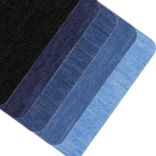 Stryge reparationsplastre til jeans 30 stk Denim blå